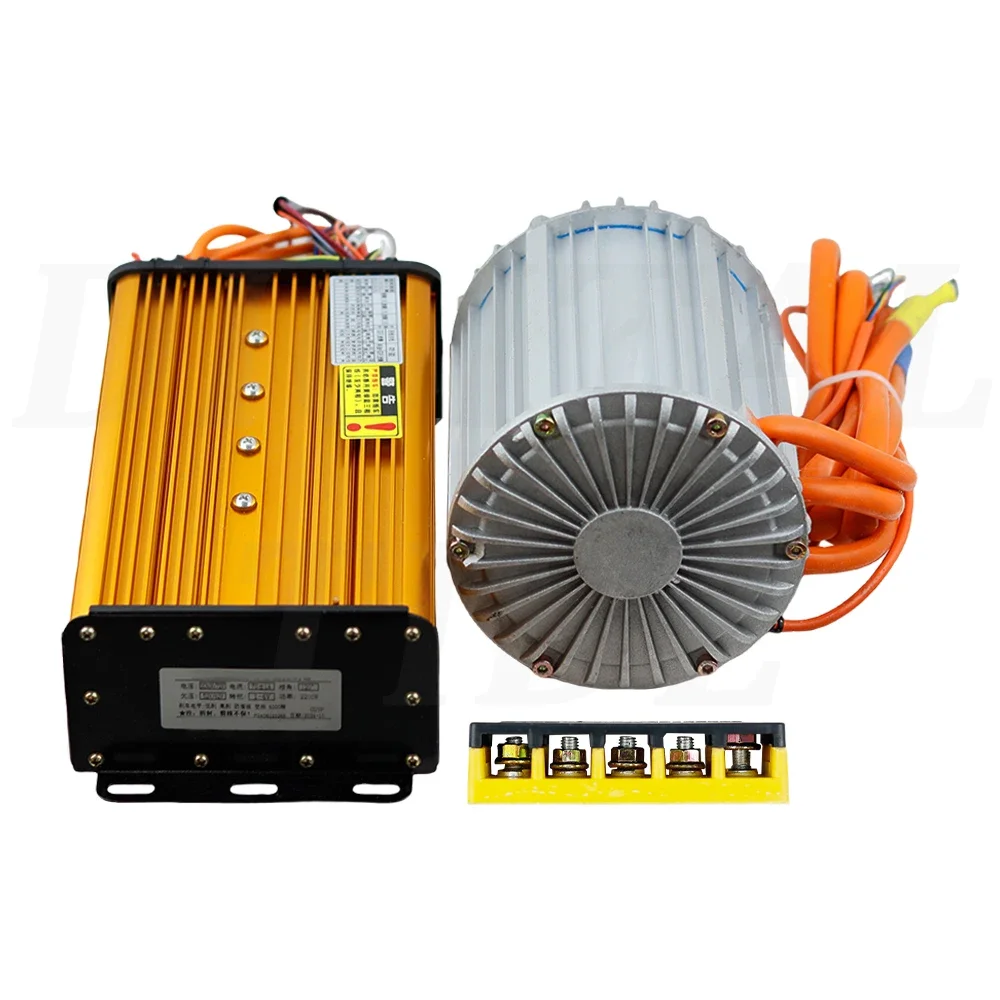 BB1.5KW 1.8KW 2.2KW Electric Tricycle Motor 48V 60V 72V Permanent Magnet Synchronous Our-wheel Vehicle Motor and Controller