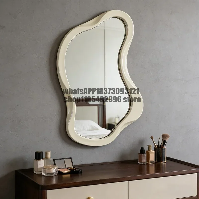 French bathroom smart special-shaped vanity mirror American simple bedroom vanity mirror European entrance art decoration mirror