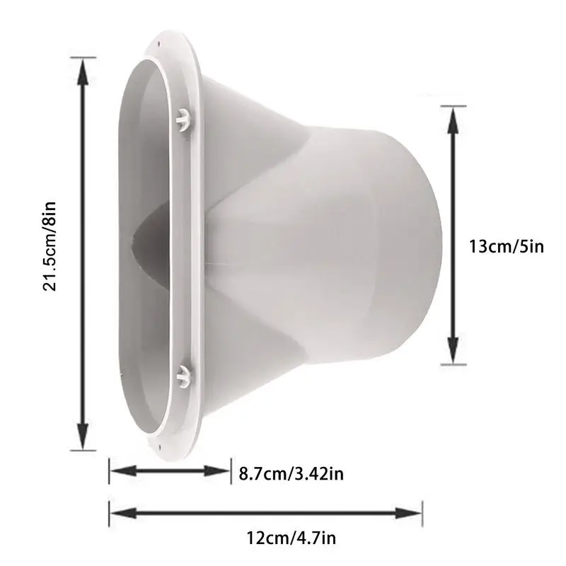 Klimatyzator wylot spalin Adapter Adapter kanałowy zestaw odpowietrzający kaptur Air Baffle Plate Mobile klimatyzacja