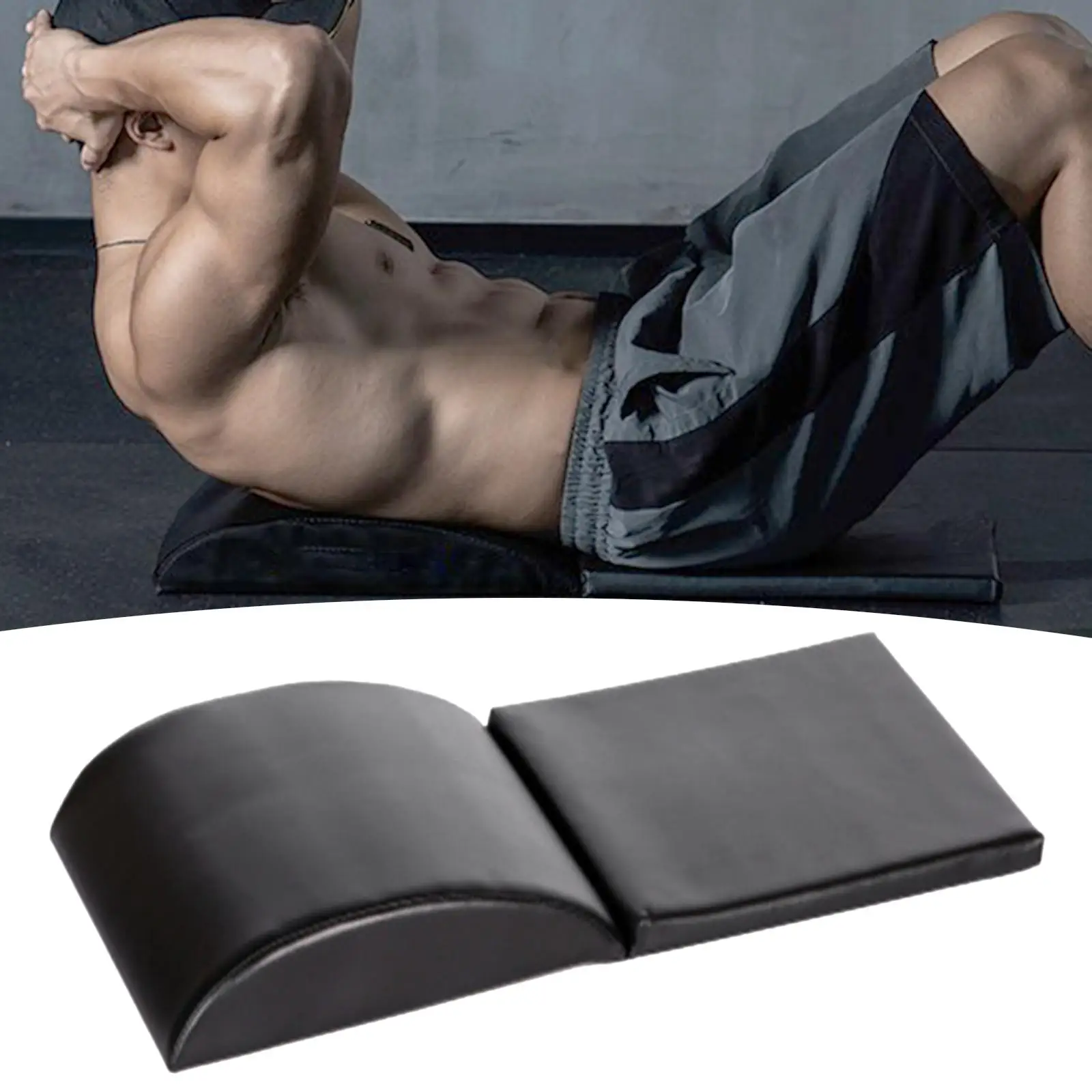 Ab Exercise Mat, Abdominal, Sit Up Core Trainer Pad for Motion Workout, Provides Lower Back Support, Stretches Ab Muscles