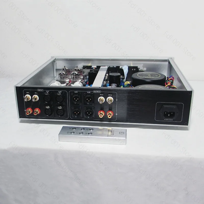 HiFi Vacuum Tube Preamp T2500 Fully Balanced Remote Control High Fidelity Preamplifier