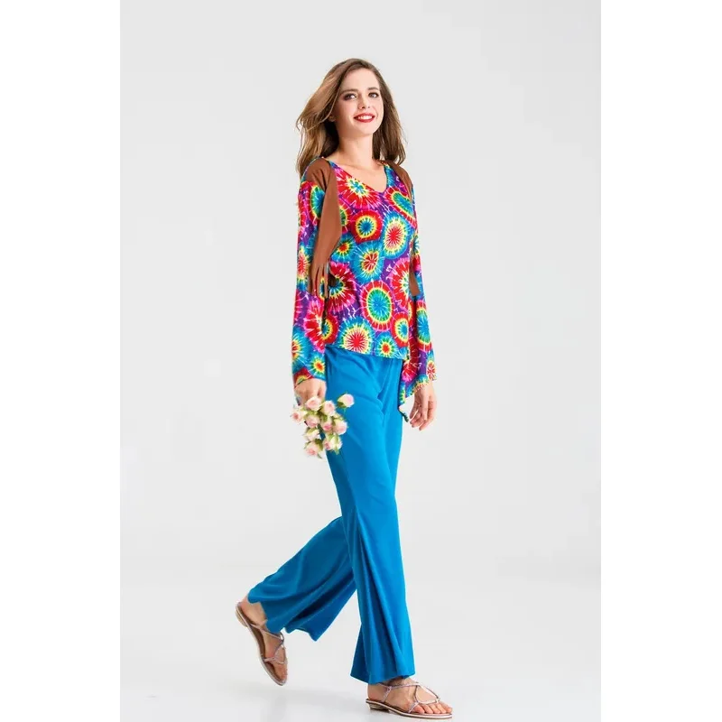 Sky06 ヒッピー ハロウィン '80 年代 ファッション コスチューム 男性と女性用 コスチューム 仮装パーティー用 コスチューム 女性と男性用 Stage66liU&