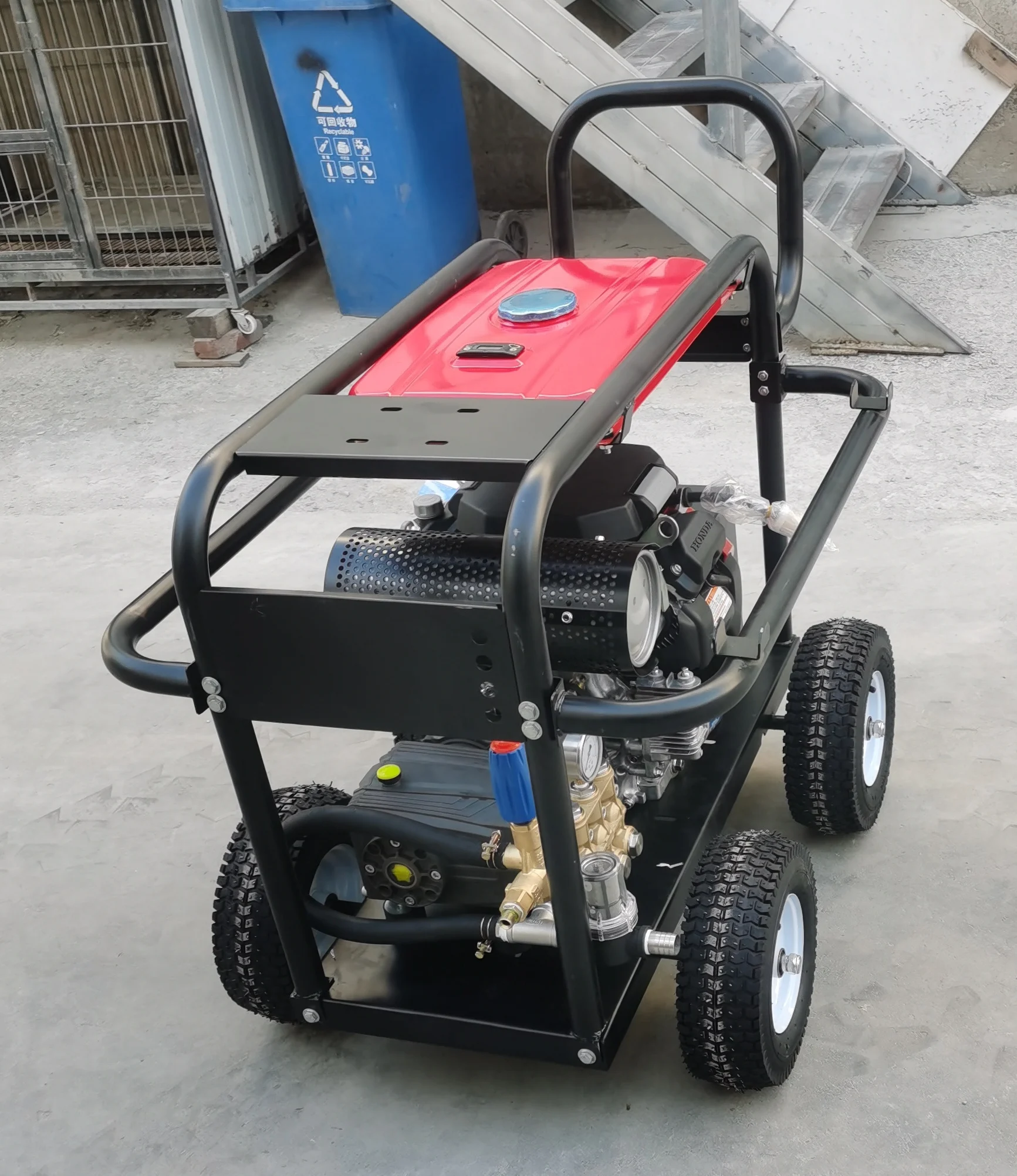 جديد OEM 5000PSI محرك 22HP 350bar الثقيلة الصناعية جهاز تنظيف يعمل بالضغط العالي المياه النفاثة الناسف مضخة آلة غسل سيارات #4