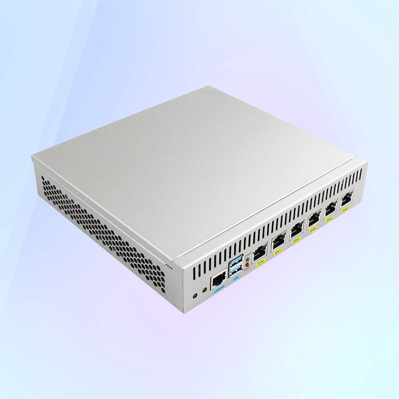 Wz 1090Np Industrial Pc Lake-R 6X2.5Ge I225V I226V 6 Lan Hardware Fanless Pfsense Router Desktop Firewall