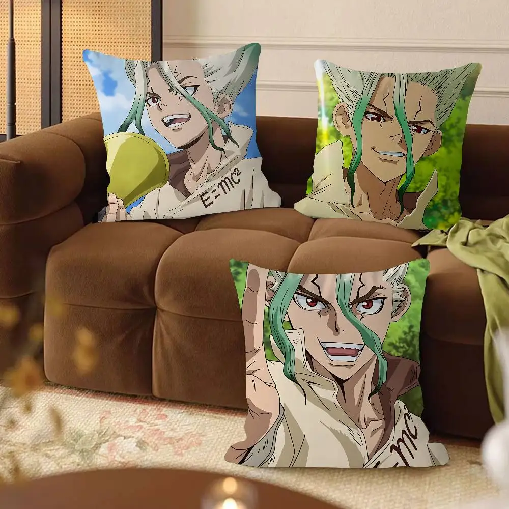 

Ishigami S-Senkuu Pillow Case Removable Washable Cushion Cover – All-Season Soft Linen