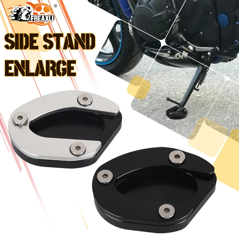 For MV Agusta Dragster 800 Rivale 800 2014-2018 Dragster800 Rivale800 Kickstand Foot Side Stand Pad Support Plate 2017 2016 2015