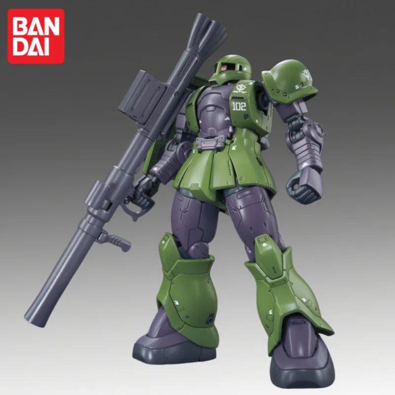 

В наличии: Оригинальная модель Bandai HG 1/144 Gundam Zaku, новая, в коробке, фигурка аниме-персонажа, игрушка-модель для сборки.