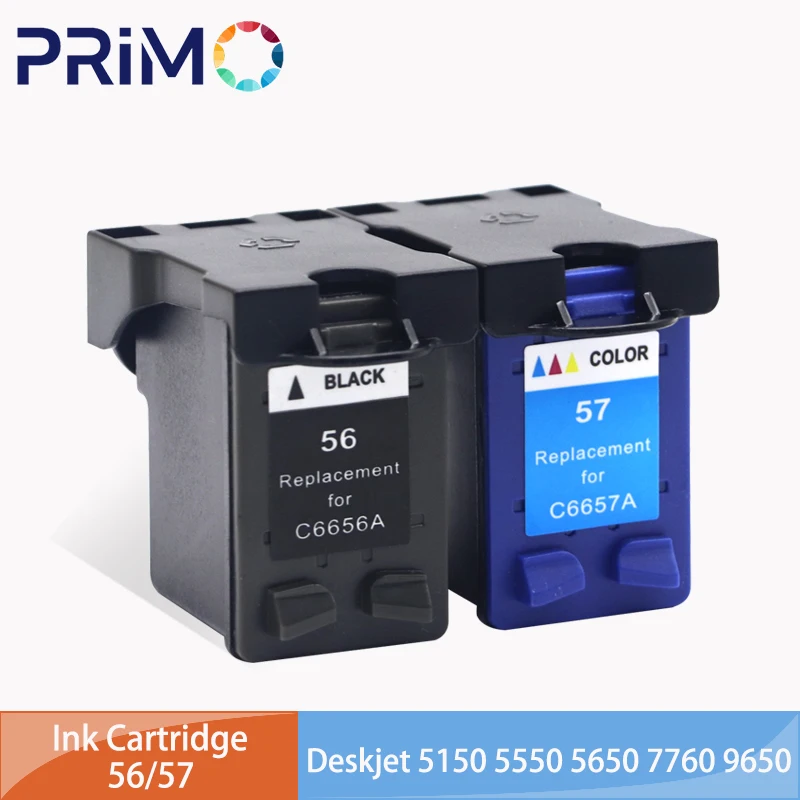 56XL 57XL 56 57 Ink Cartridge for HP56 HP57 for HP Deskjet 5150 5550 5650 7760 9650 1315 1350 2110 2210 4200 1110 1205 1210 1215