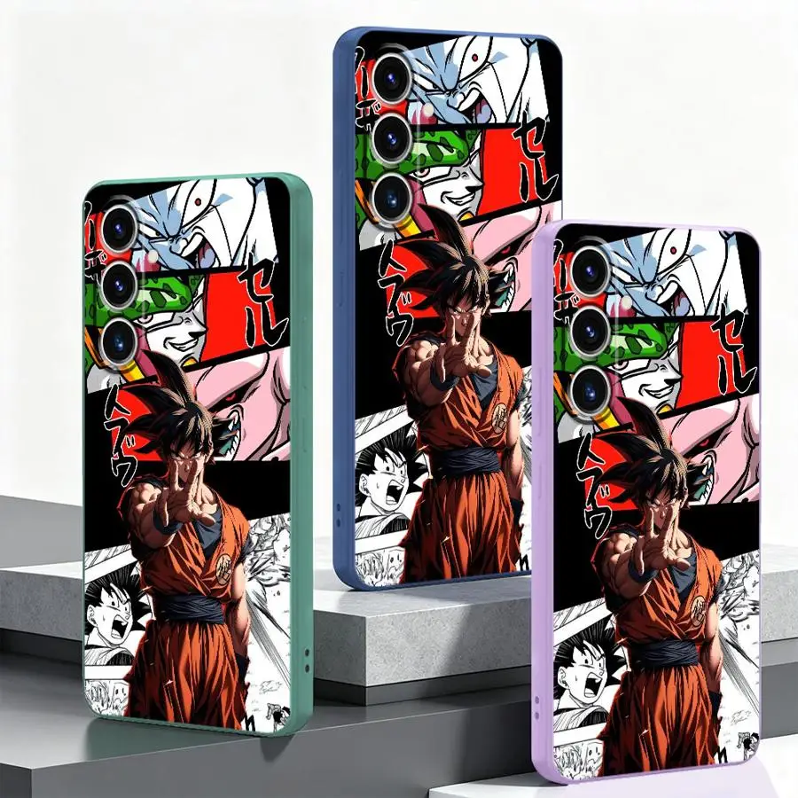 Case for Samsung Galaxy A13 A14 A24 A34 A16 A36 A26 A27 A52 A17 A12 A51 A35 A15 Phone Cover Dragon Balls Goku Manga