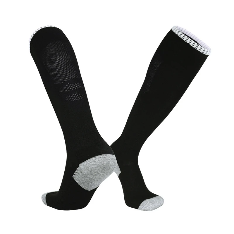 Professional Soccer Socks Adults Kids Football Knee High Competition Race Long Stocking Towel Bottom Sock Sports Unisex