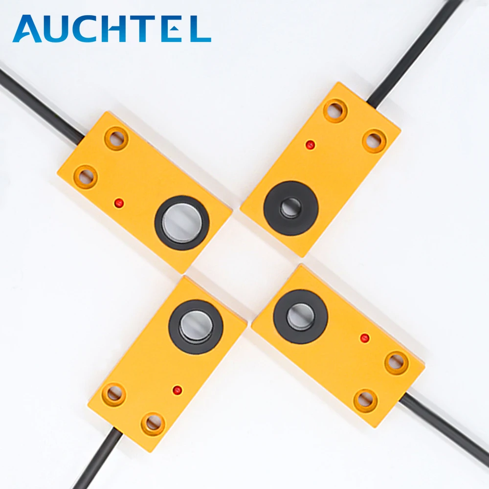 AUCHTEL Ring Proximity Switch  6 8 10 12 14 15 16mm Hole Inductive Sensors 12V 24V Screw Metal Detect Interruptores Proximidade