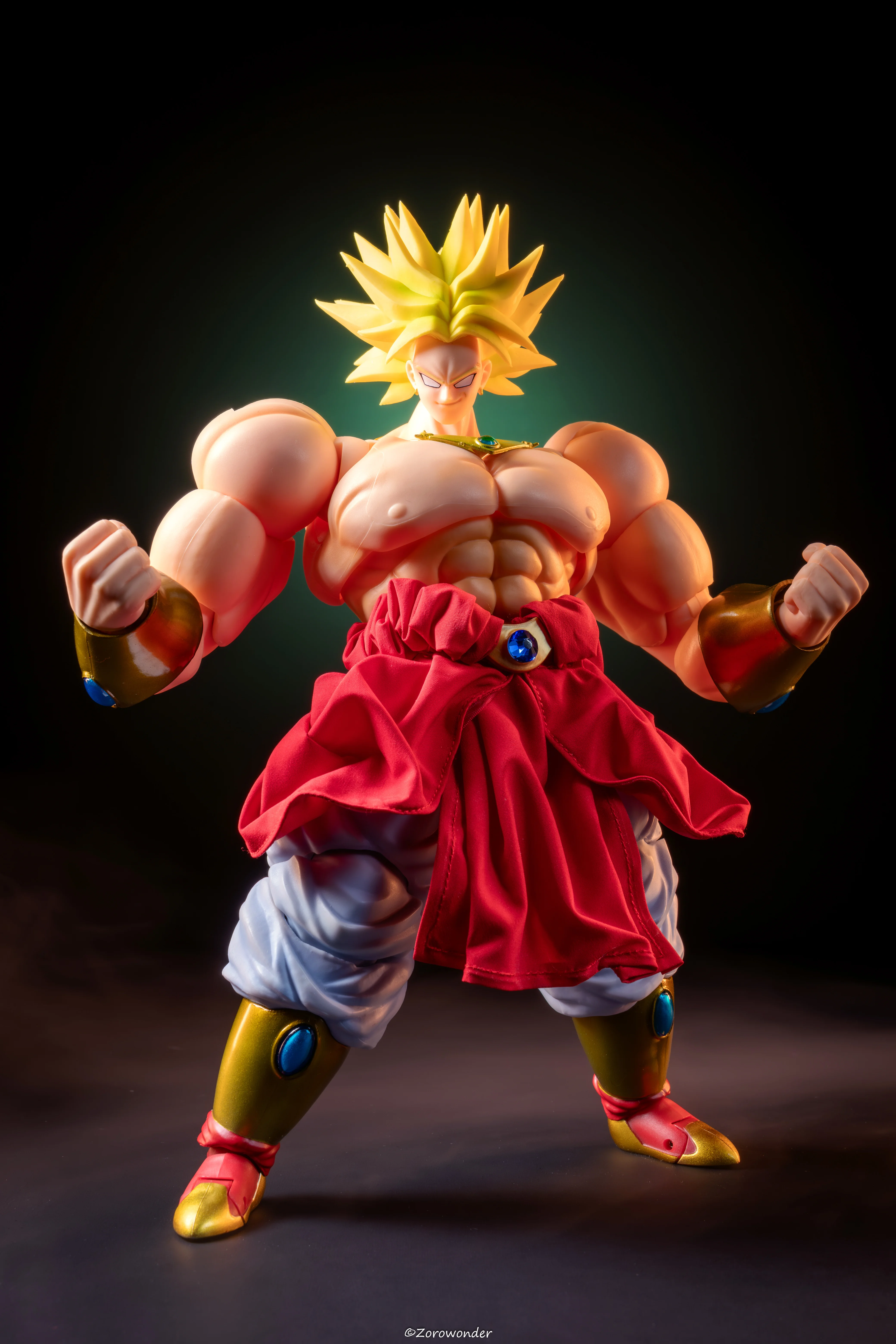 Auf Lager Bandai Kong Dragon Ball Broly Rock Saum Super Saiyajin Broly Rock Saum Kleidung Anime Action-figuren Spielzeug Geschenke