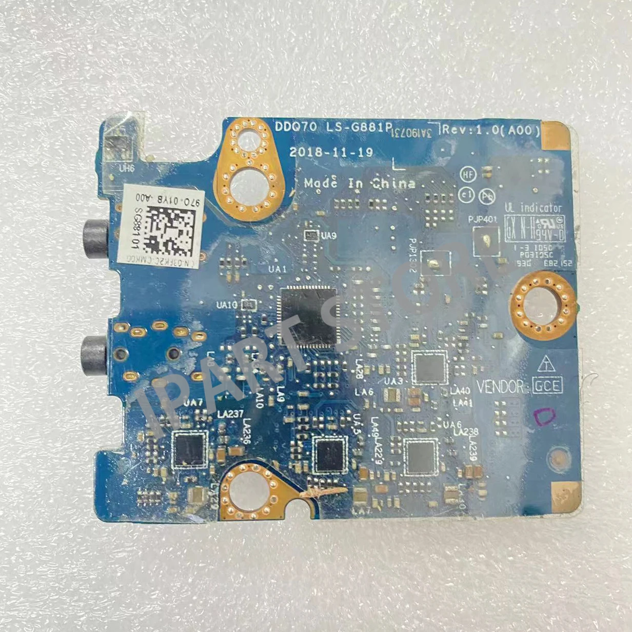 

DDQ70 LS-G881P For DELL Alienware Area 51M Audio Board With CN-03FK2C 03FK2C 3FK2C