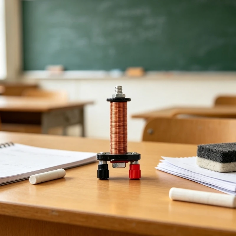 Physics Lab Solenoid Coil, 9 Teaching Component for Classroom Use