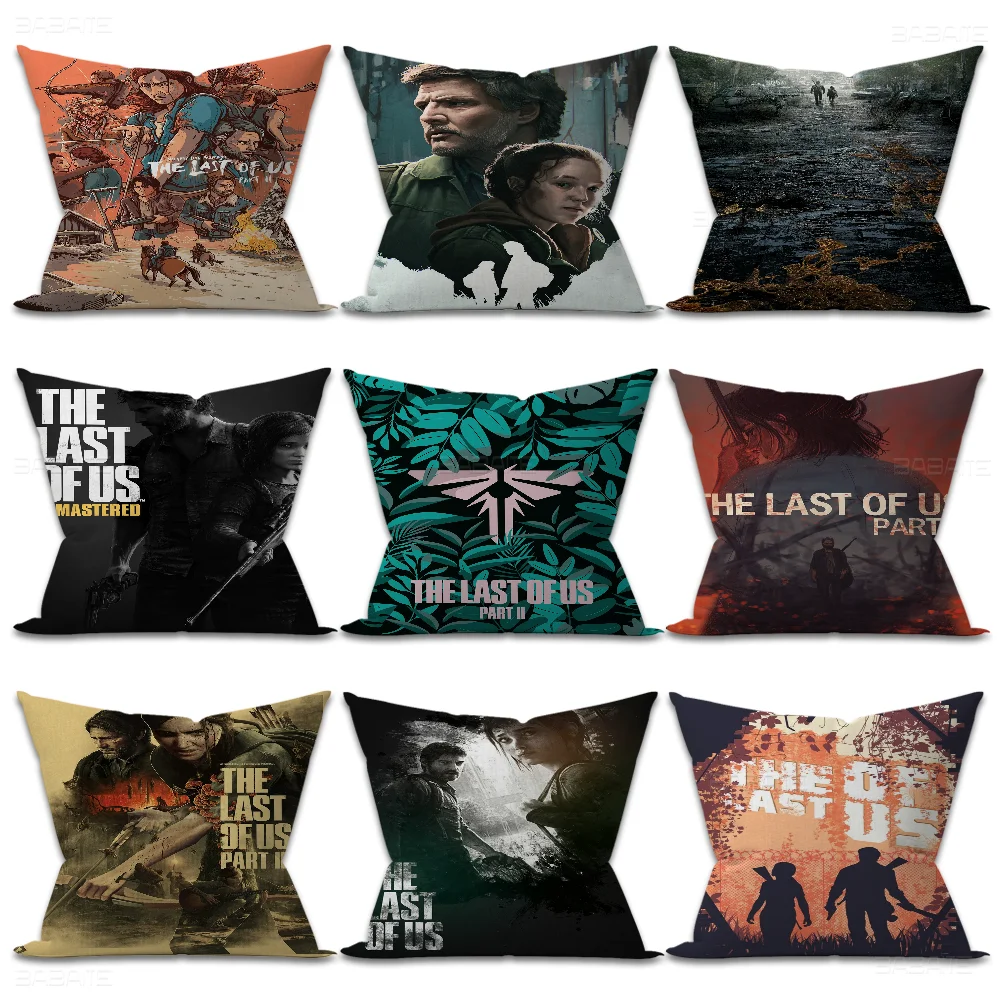 The L-Last Of Us Cushion Cover Decorative Pillow Sofa Home Decor Case Pillow Cases