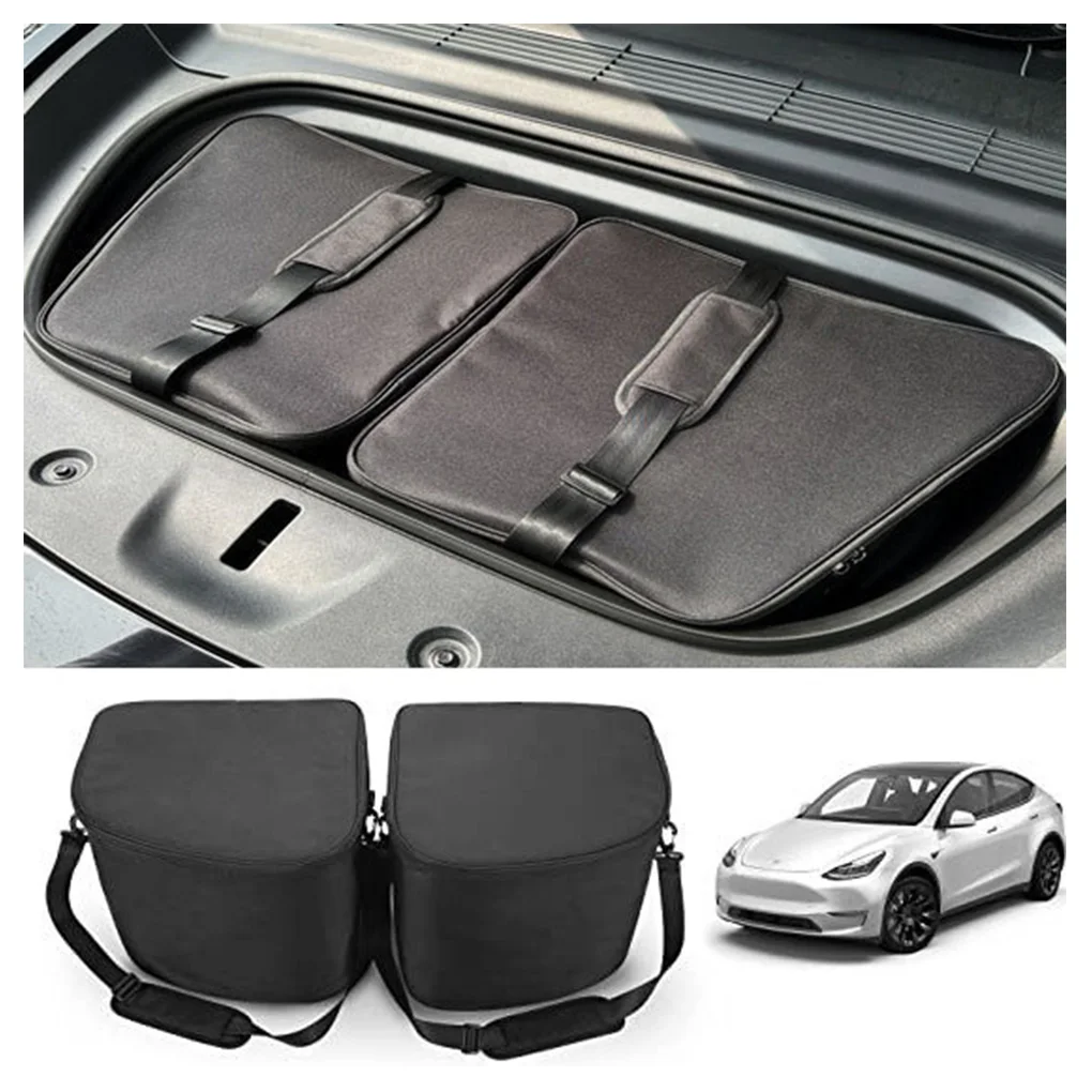 

Front Trunk Storage Organizers For Tesla Model 3 highland Model Y 2020-2025 Frunk Cooler Organizer Insulation Cooler Bag