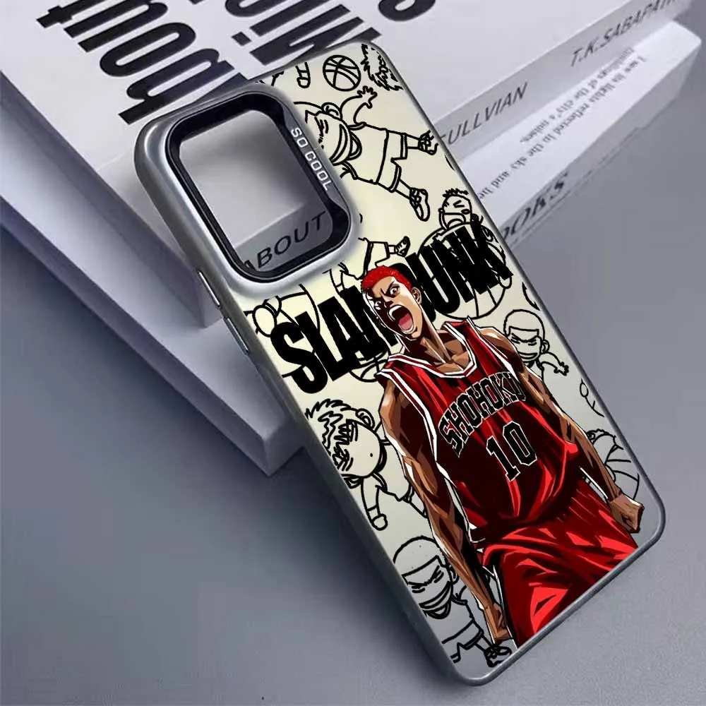 IL FIRST SLAM DUNK Anime Cover Per Samsung Galaxy S25 Edge S24 S23 S22 S21 S20 FE Ultra Silicone Colorato Argento Cassa Del Telefono