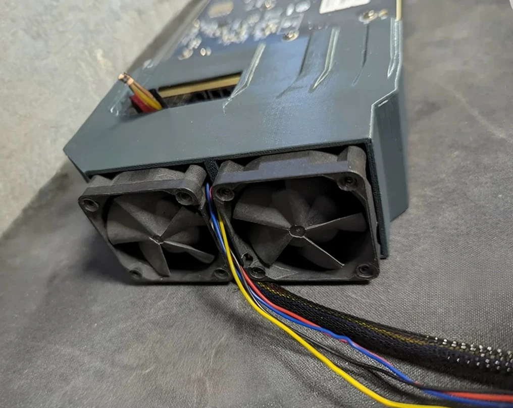 Short‑Dual‑High‑Speed‑Fan‑Kit For AMD Instinct MI100 PCIE Compute GPU
