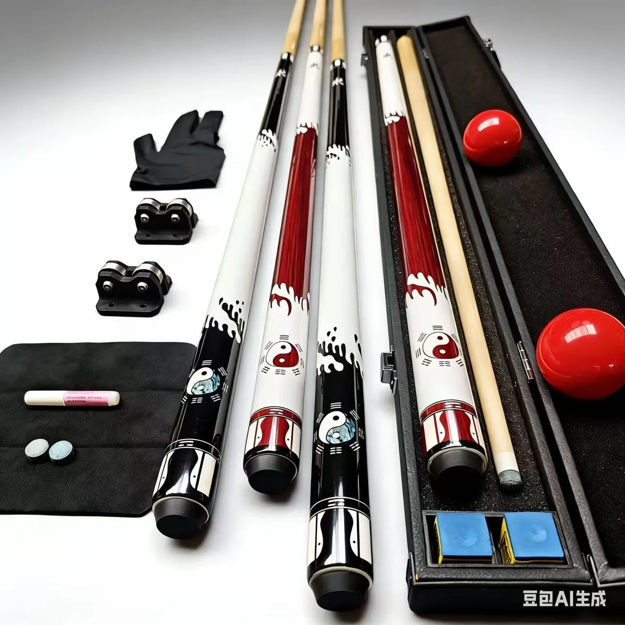 Exquisitely Handcrafted Professional Billiard Cue Precision-Polished From High-Quality Maple For Exceptional Durability Offered