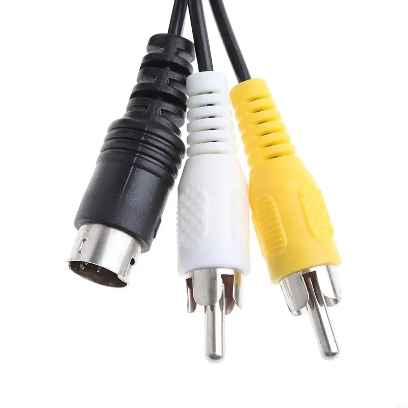 F62C Composiet RCA AV-kabelsnoer Stereo Video TV-adapterkabel voor