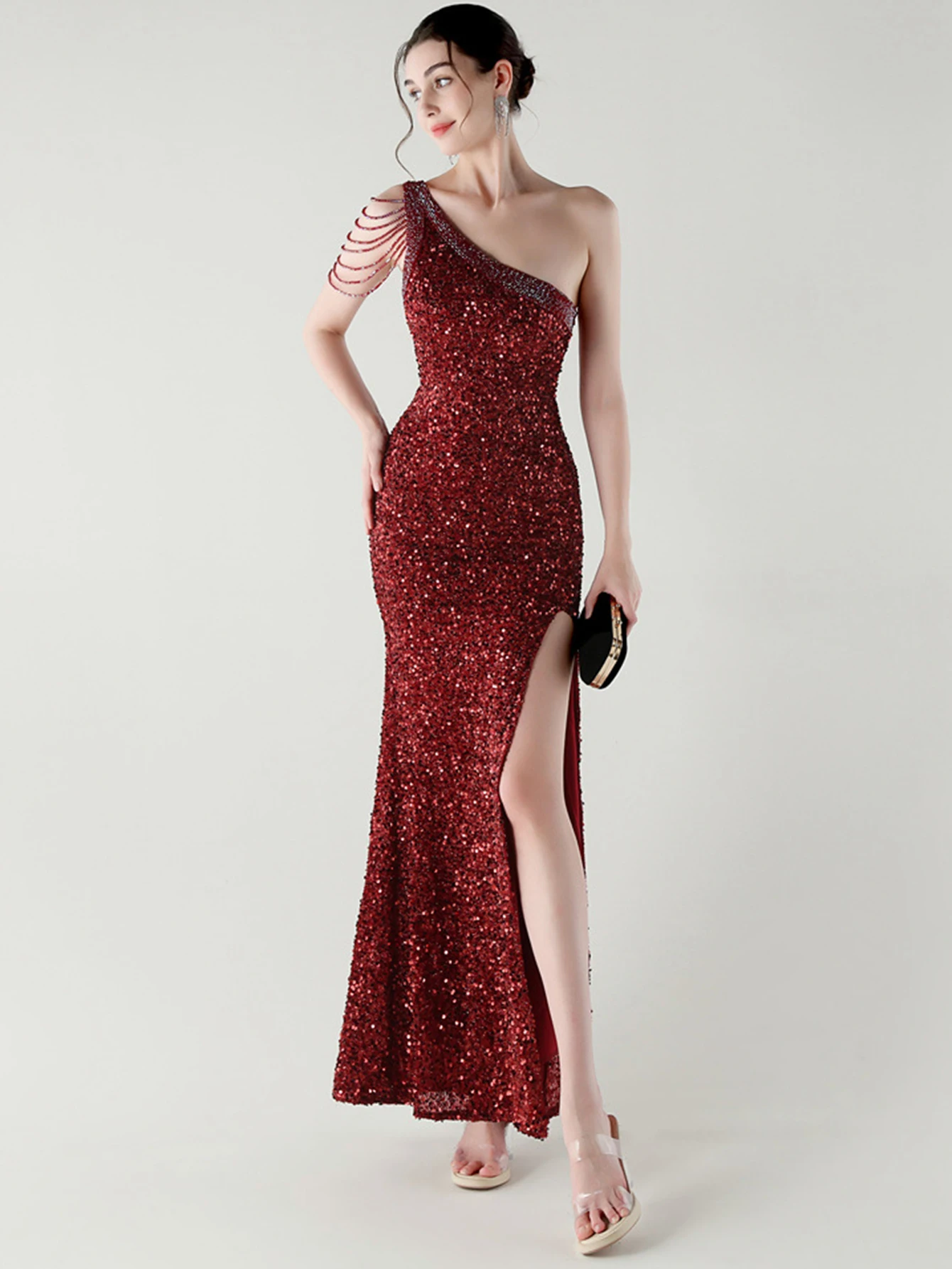 เซ็กซี่ backless ชุดเดรสยาวผู้หญิงหรูหราวันเกิดเลื่อมฤดูร้อนชุดผู้หญิงเพื่อนเจ้าสาวชุดราตรี vestido
