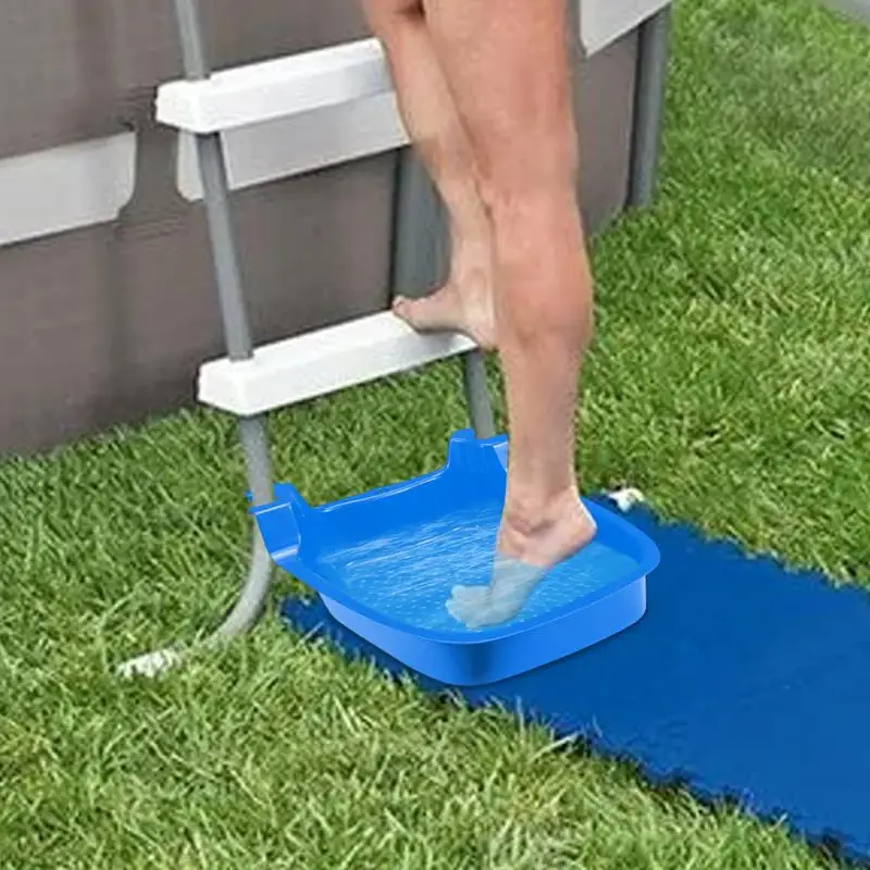 Pool Footbath Tray Ground Pool Foot Soak Tray Wash Sand Dirt Before Entering Installed On Pool Ladder Pool Accessory