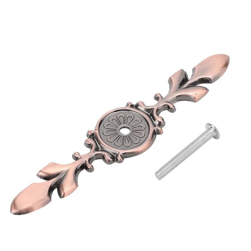 10pcs Zinc Alloy Cabinet Handle Back Plate Retro Style Copper&silver Cabinet Knob Back Plate Single Hole Backplate