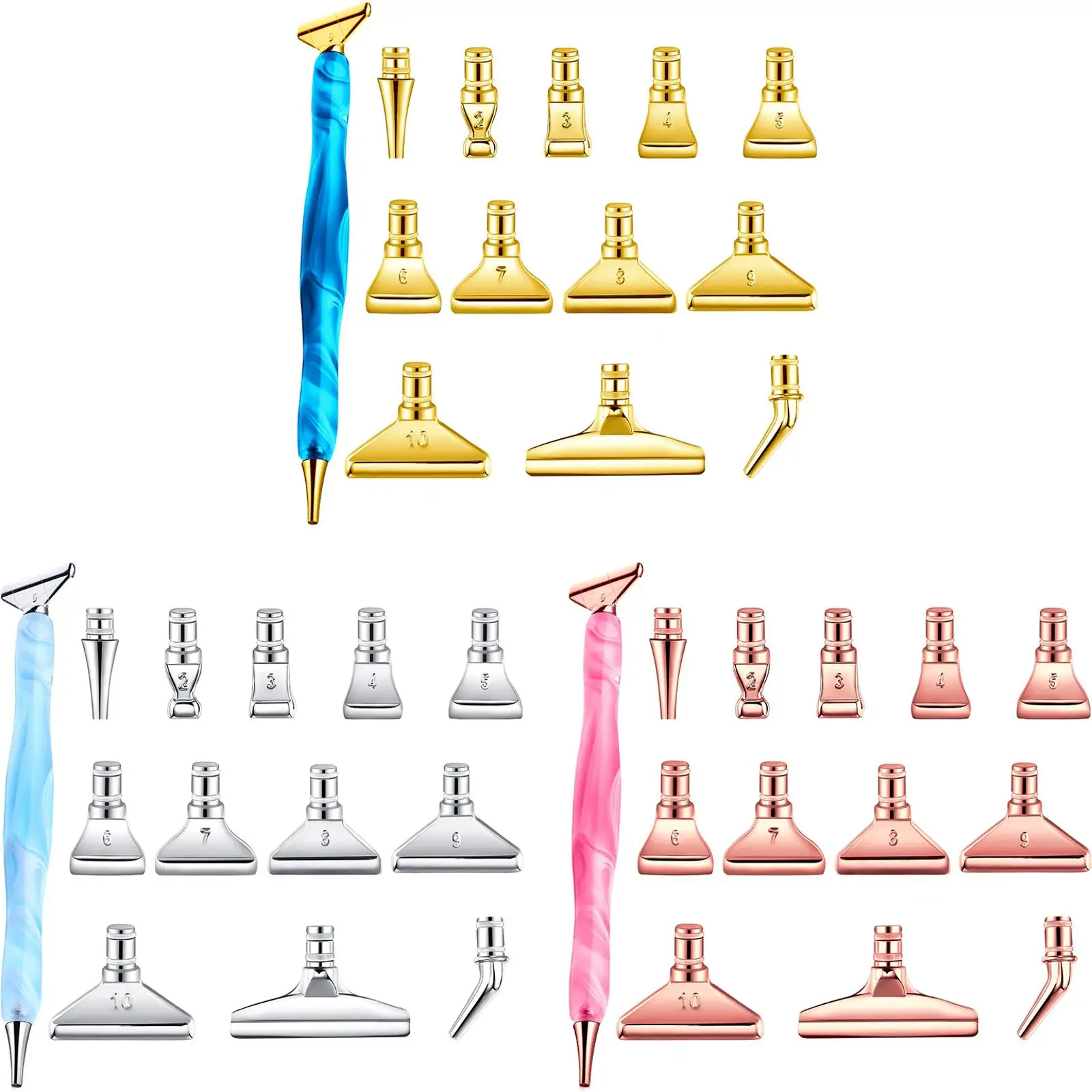 13Pcs Drill Pen 5D … - image