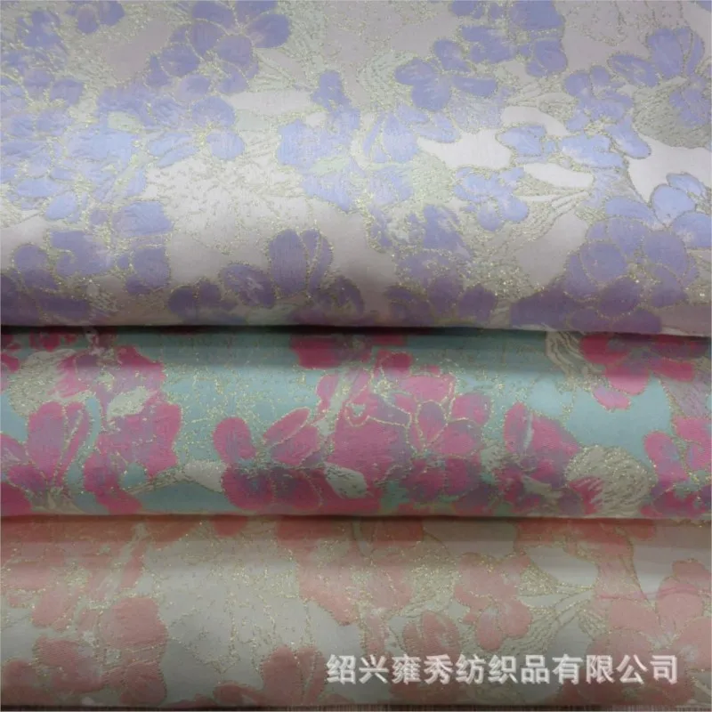 Jacquard fabric fashion women's dress style large
