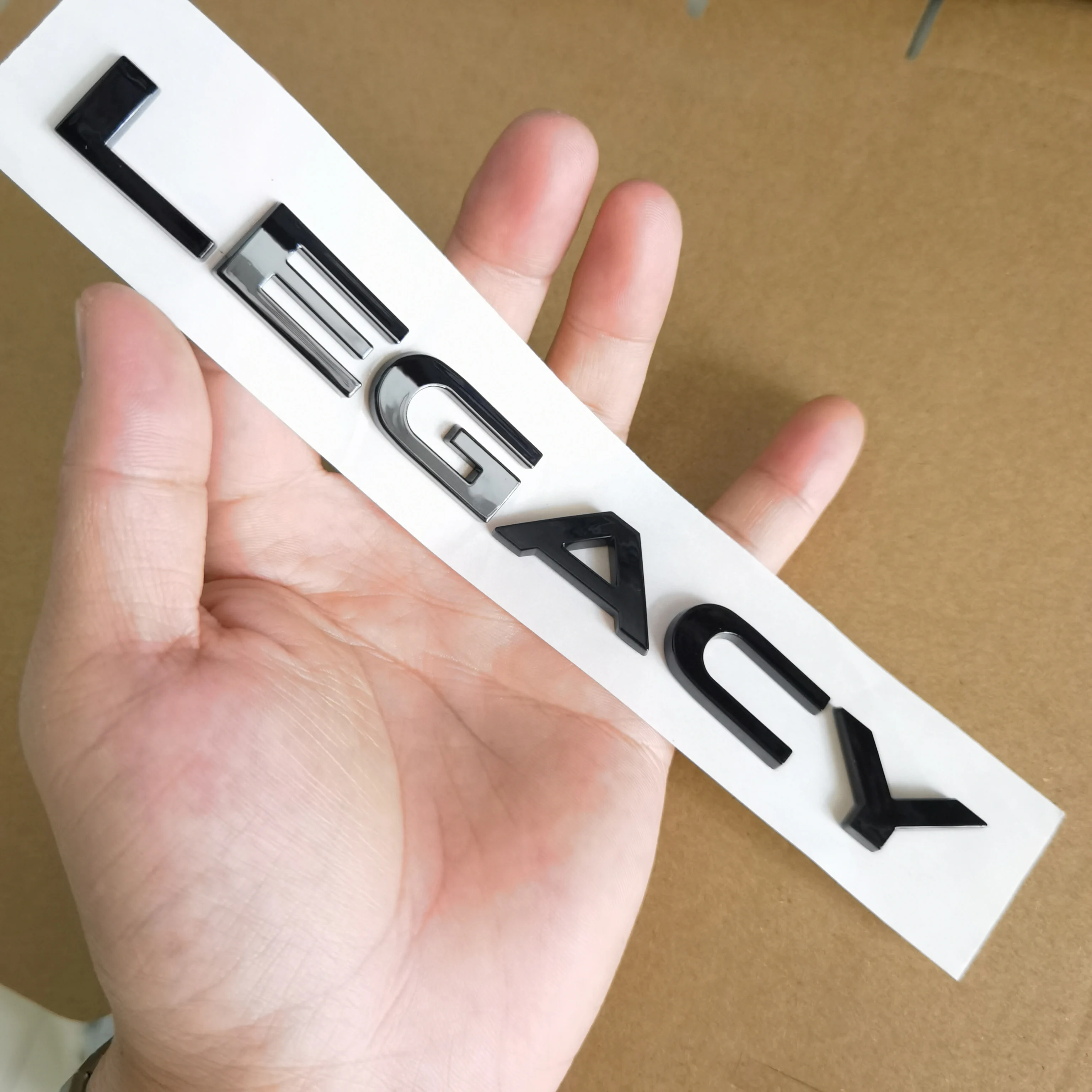 

1pcs Black LEGACY Badge Emblem Sticker Car Rear Trunk Sticker For SUBARU LEGACY DIT Outback SUBARU Sticker SUBARU Accessories
