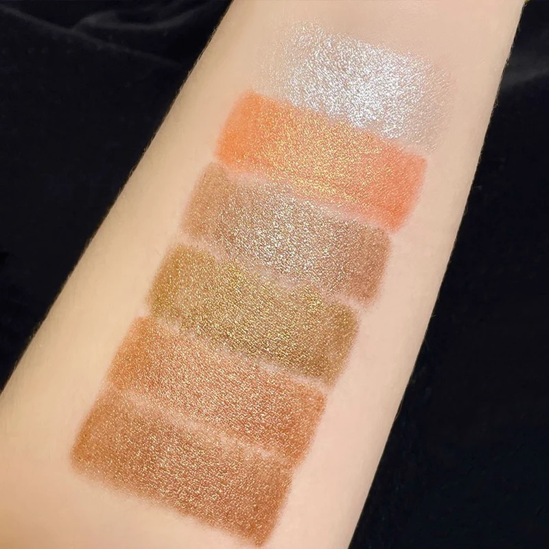 Perolado Glitter Sombra em Bastão, De Longa Duração, Brilhante, Coreano, Fácil Clareamento, Silkworm Rosa, Champanhe Dourado, Caneta Delineador