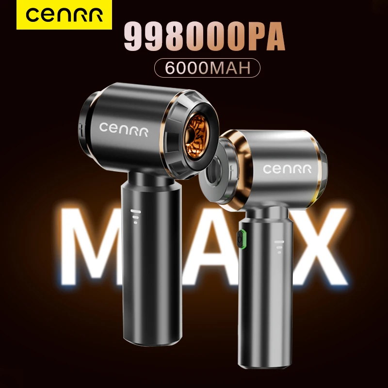 CENRR Car Vacuum Cleaner Mini Powerful 998000PA Portable Vacuum Cleaner for Home Appliance Handheld Blower Car Cleaner