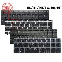 US/RU English NEW Laptop Keyboard For HP EliteBook 6560B 6565B 8560P 8570P 8560B