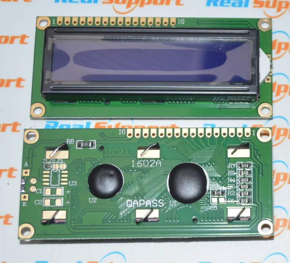 1602A 5V Blue Backlight White Character 16*2 Lines White Character LCD module LCD1602A