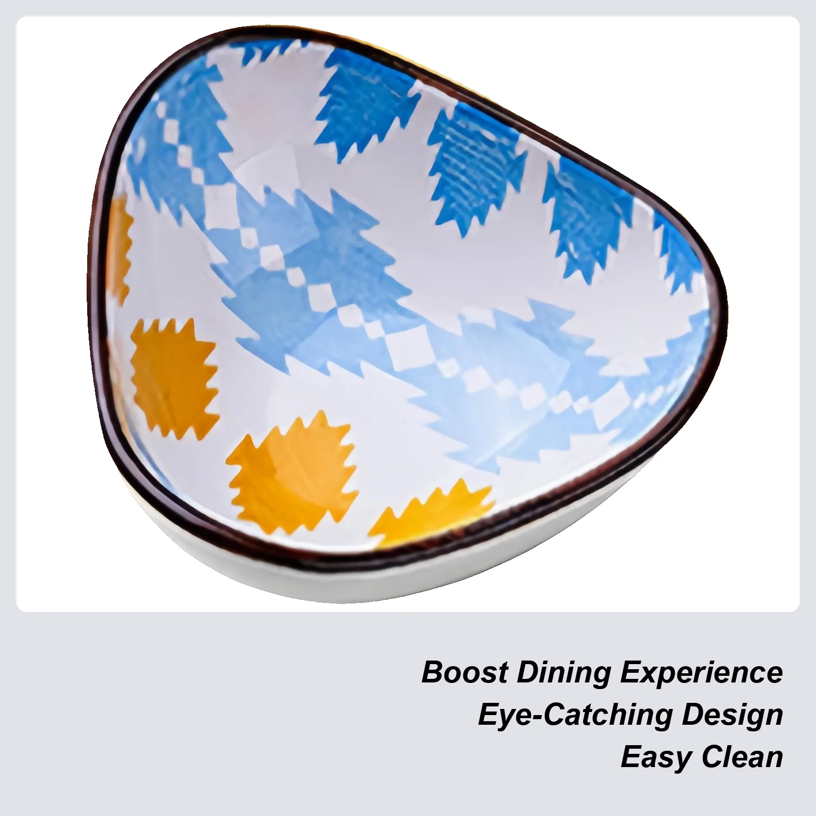 Dipping Bowls Dipping Sauce Dish Bohemia Ceramic Serving Plate Kitchen Tableware For BBQ Wedding Snack Sushi Home Party