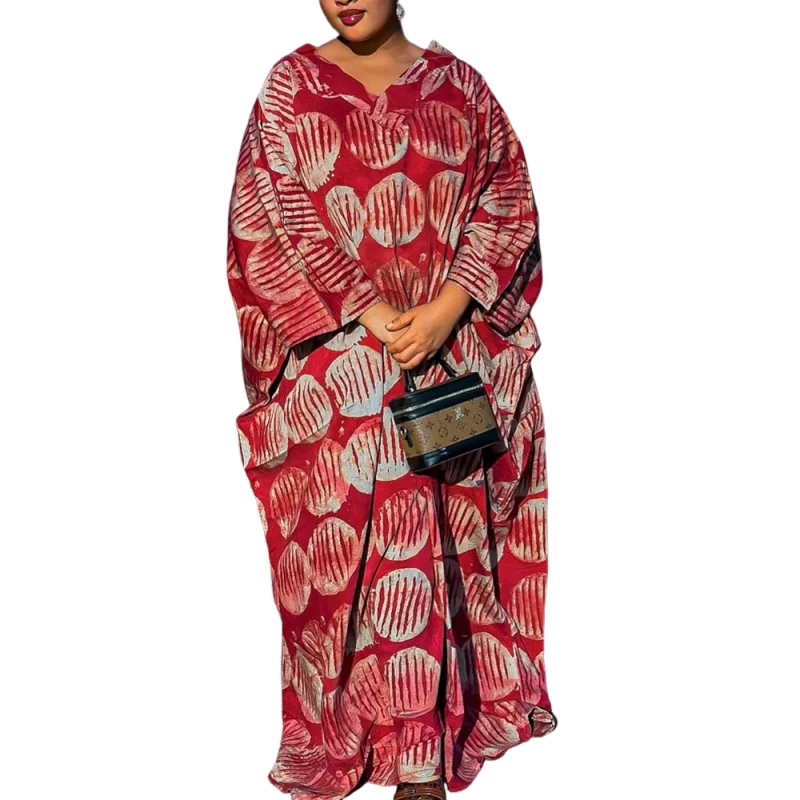 

African-style seasonal print dress, gown, traditional attire, elegant and classic evening wear for multiple occasions