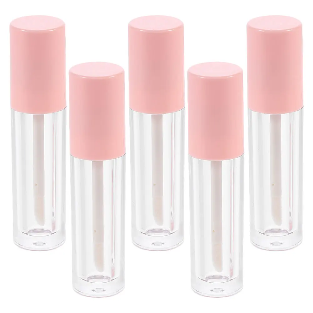 

5pcs Lip Gloss Tubes Small Size Light Weight Travel Wallet DIY Fun Mini Bottles Premium Material Refillable Containers