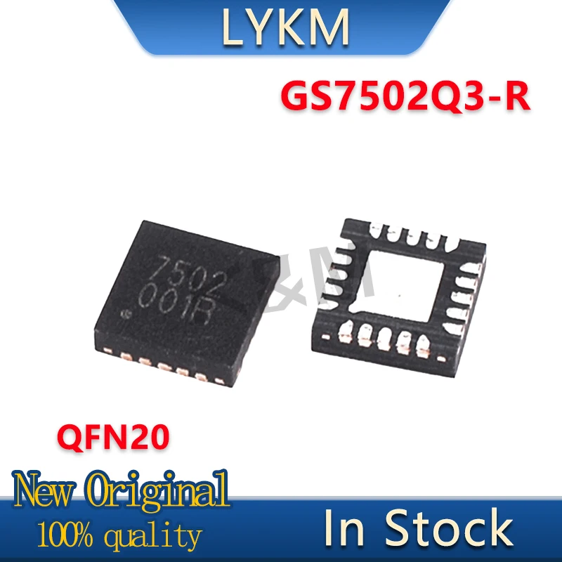 (2-10piece) New Original GS7502Q3-R GS7502Q3 GS7502 7502 QFN20 chip In Stock