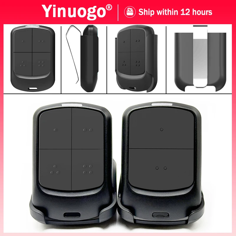 Garage Door Controls Multi-frequency 280-868MHz Gate Remote Control 433MHz Handheld Transmitter With Car Sun Visor Clip