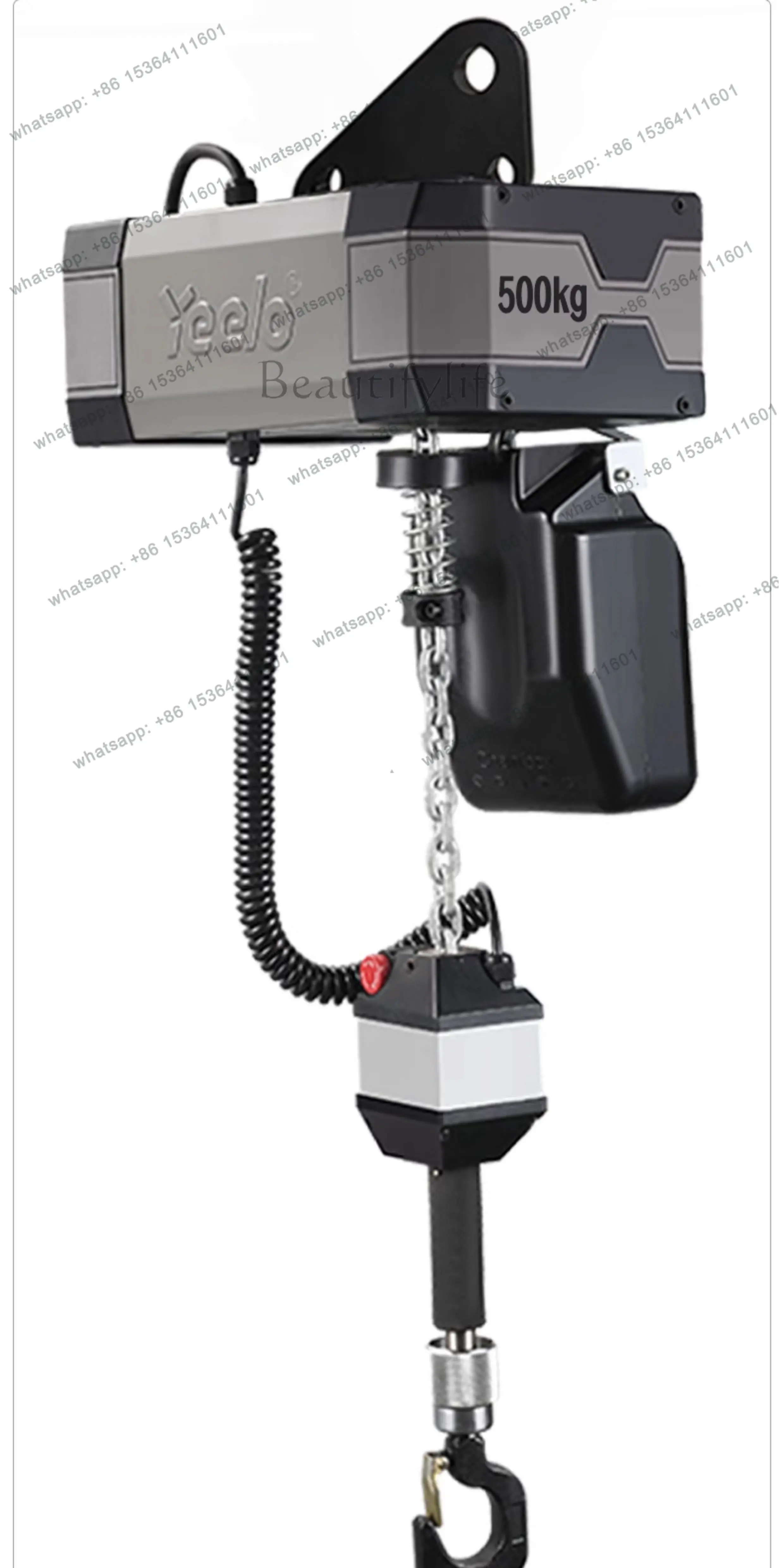 Coaxial chain electric hoist photoelectric induction intelligent hoist