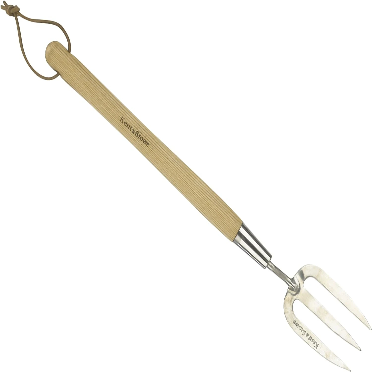 

Effortless Gardening Made Easy with Multicolour Durable and Classic Stainless Steel Long Handled Hand Fork R476KS by Kent & Stow