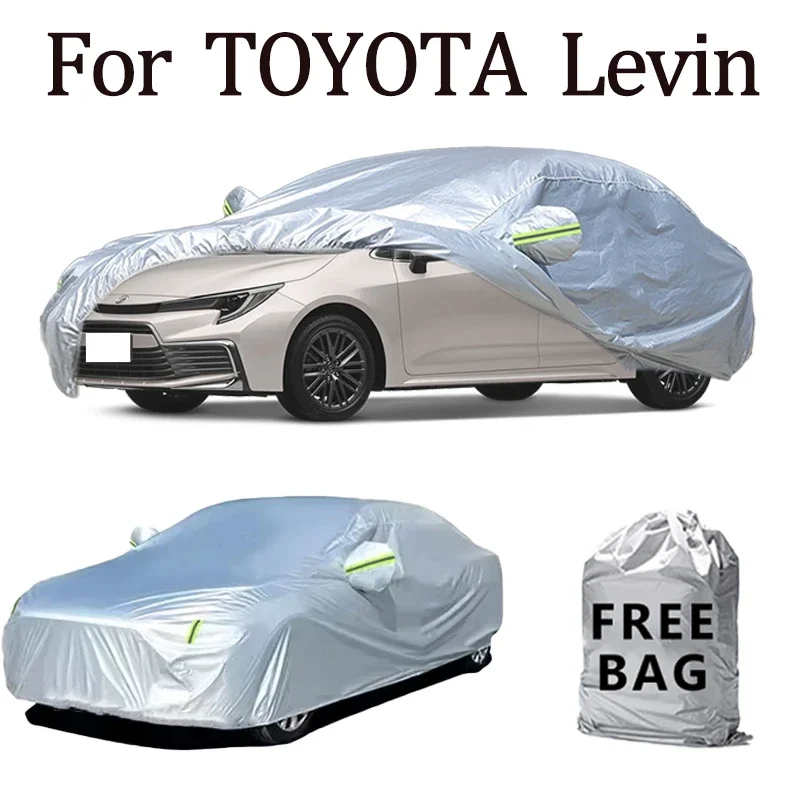 For TOYOTA Levin Car Cover Outdoor Protection Covers Snow Sunshade Waterproof Dustproof Exterior UV Car Accessories
