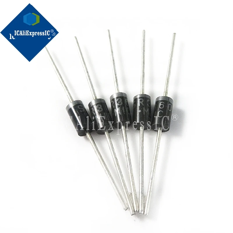 20PCS Schottky Rectifier Diode SR240 SR260 SR360 SR540 SR560 SR2100 SR3100 SR3200 SR5100 SR5150 SR5200 DO-41 DO-27 ในสต็อก