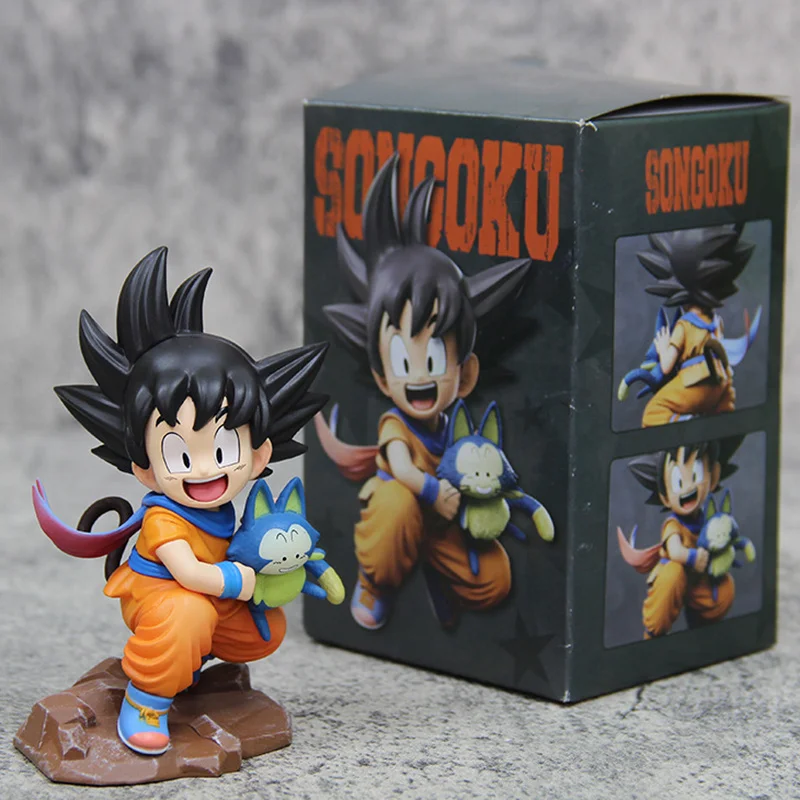 Anime Dragon Ball RZ Children Son Goku Action Figure DBZ PUARU Figuras Toys 11cm Model Ornaments Peripheral Gift for Children