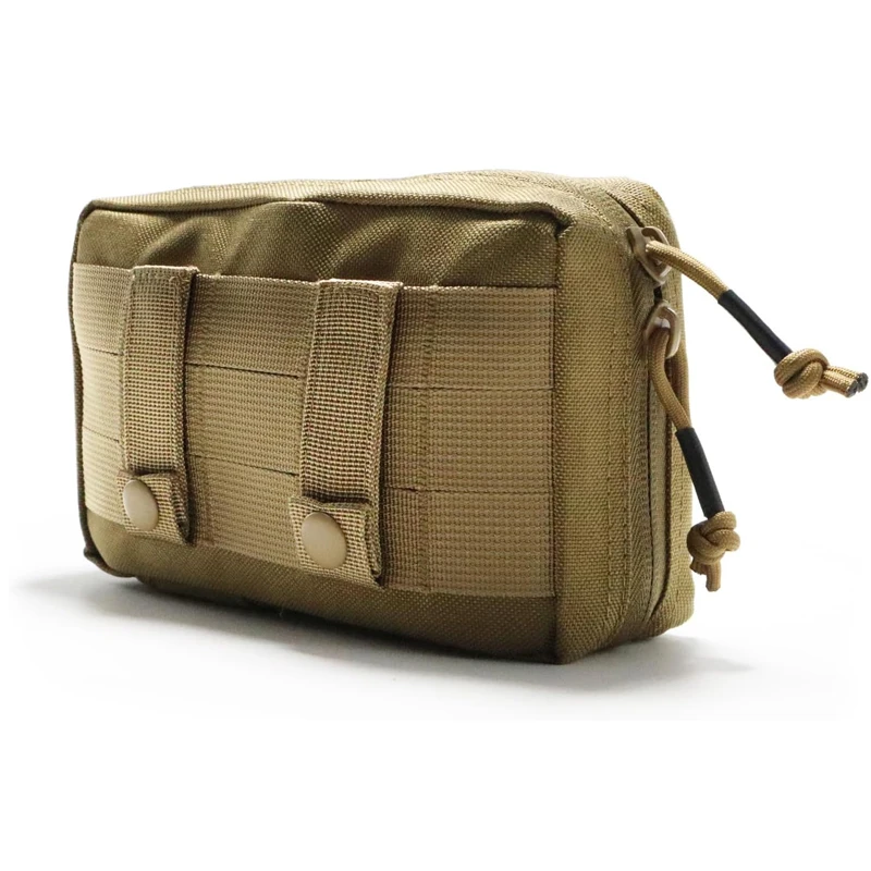 Tactical Molle Horizontal Admin Pouch Multi-Purpose Laser-Cut EDC Tool Pouch EMT Pouch Utility Bag