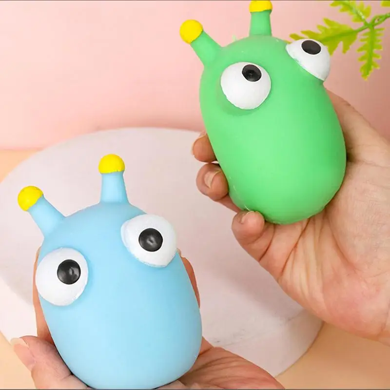 Eye Popping Squeeze Toy Squeezy Animals With Pop Out Eyes Funny Sensory Stress Relief Fidget Balls Novelty Eye Popping Toy