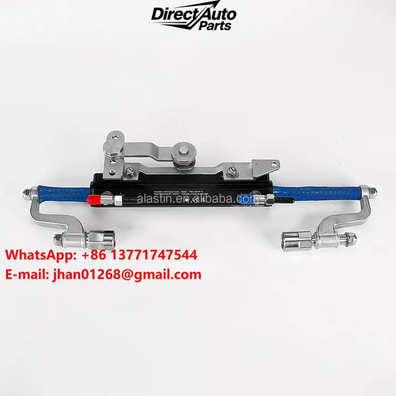 Hydraulic Steering Kit for 90HP to 300HP Outboard Marine Rudder System with Full Accessories