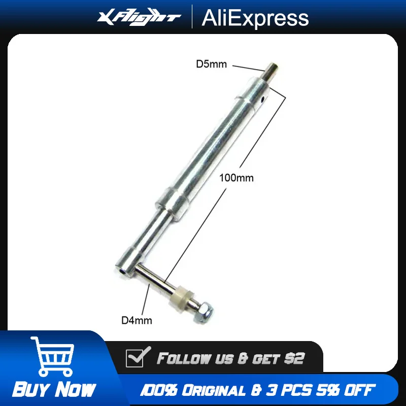 

100mm Metal Shock Absorber for RC Airplane Landing Gear with Vibration Damping