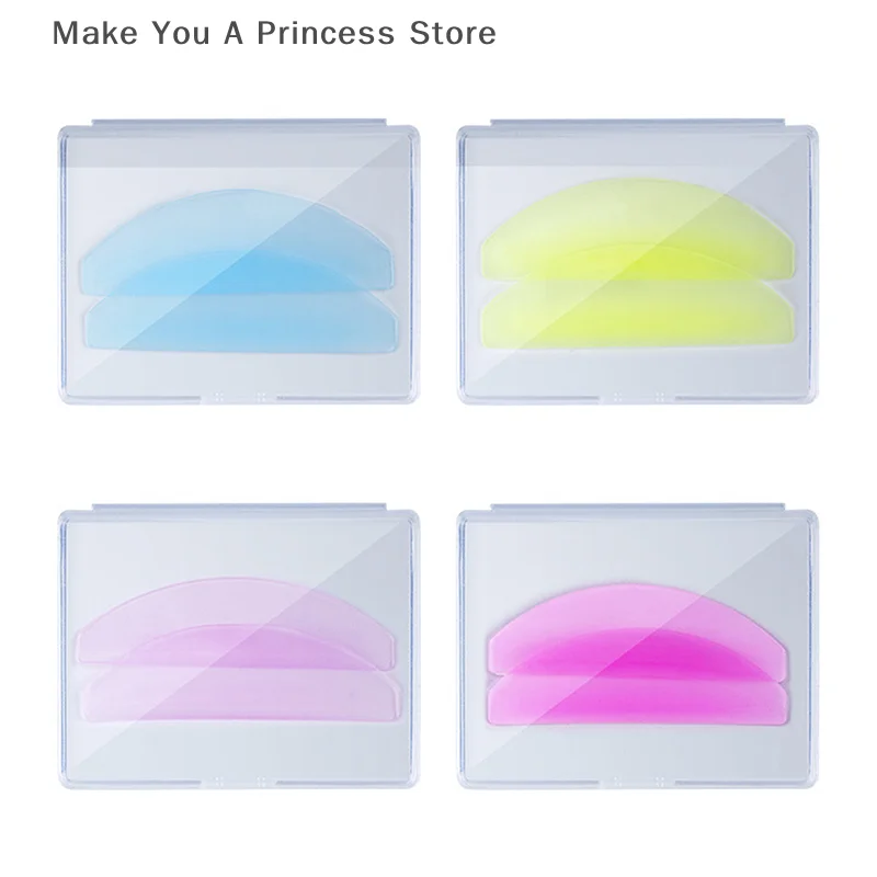 1 Paar Lash Verzachtende Pads Siliconen Wimper Perm Pads Wimpers Dunne Staven Schild 3D Wimper Lifting Wimper Accessoires Makeup Tools