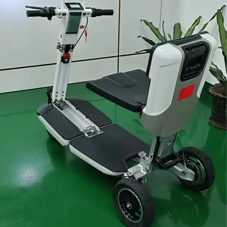Mobile Adult Lightweight Electric Scooter 3 Wheel Mobility Scooters Daily Mobility 350W Brushless Motor Foldable